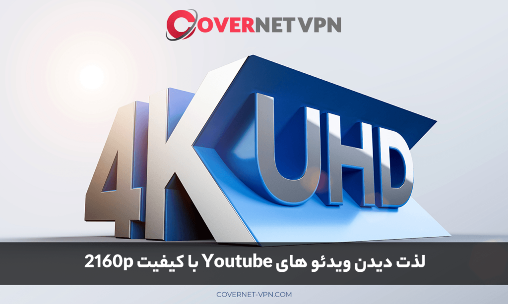 کیفیت 4K ویدیو های Youtube | کاورنت وی پی ان برای یوتیوب